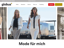 Tablet Screenshot of globus-mode.com